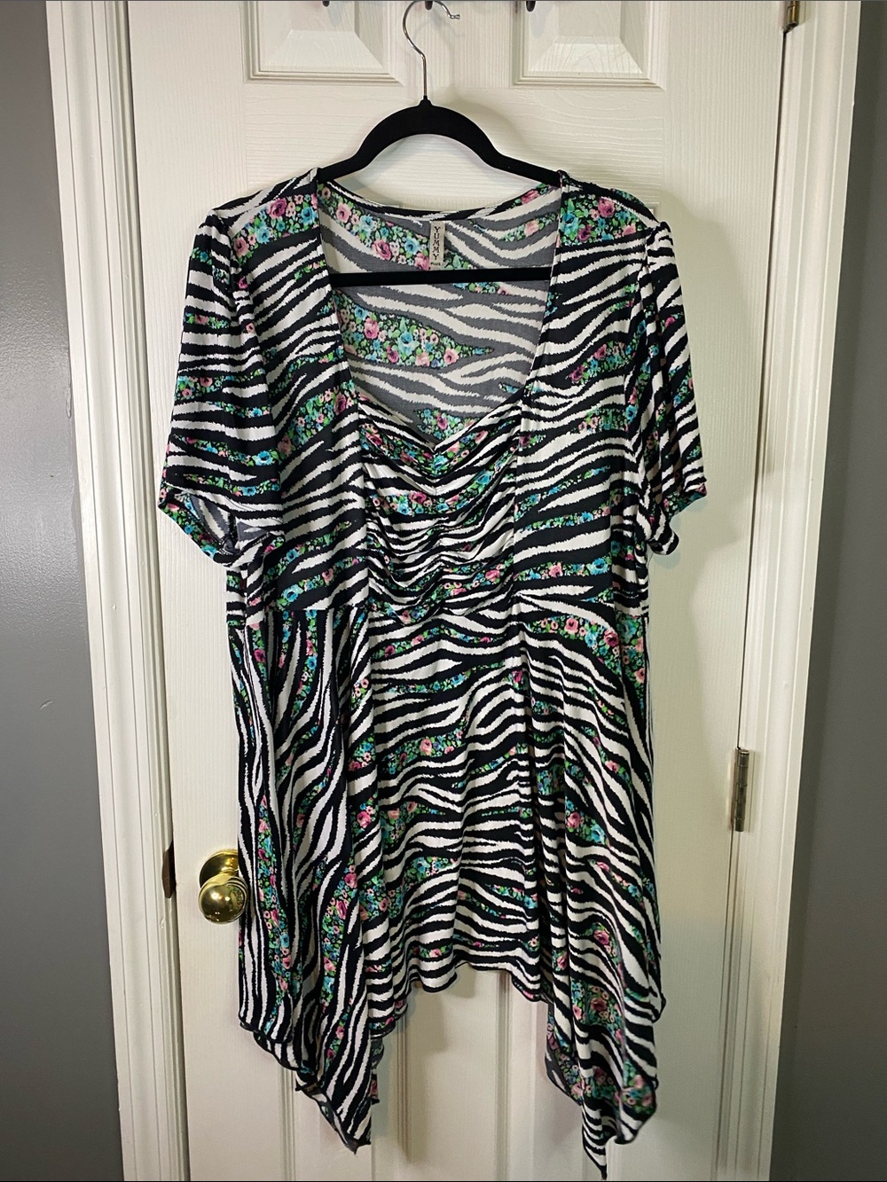 Yummy Plus Dress Multiplied Colors Size 3X